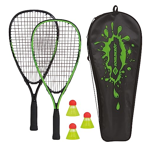 Schildkröt Outdoor Speedbadminton Set 2 Schläger 3 Bälle