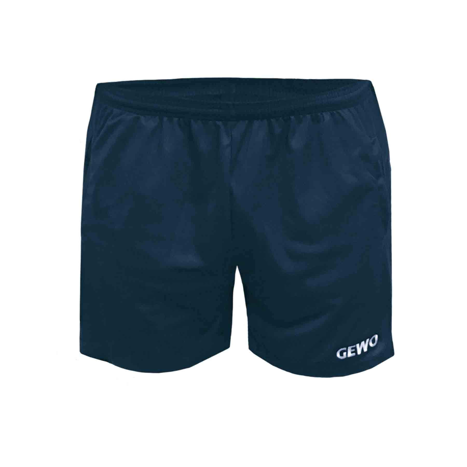 GEWO Lagon Shorts Tischtennishose Schwarz M Polyester
