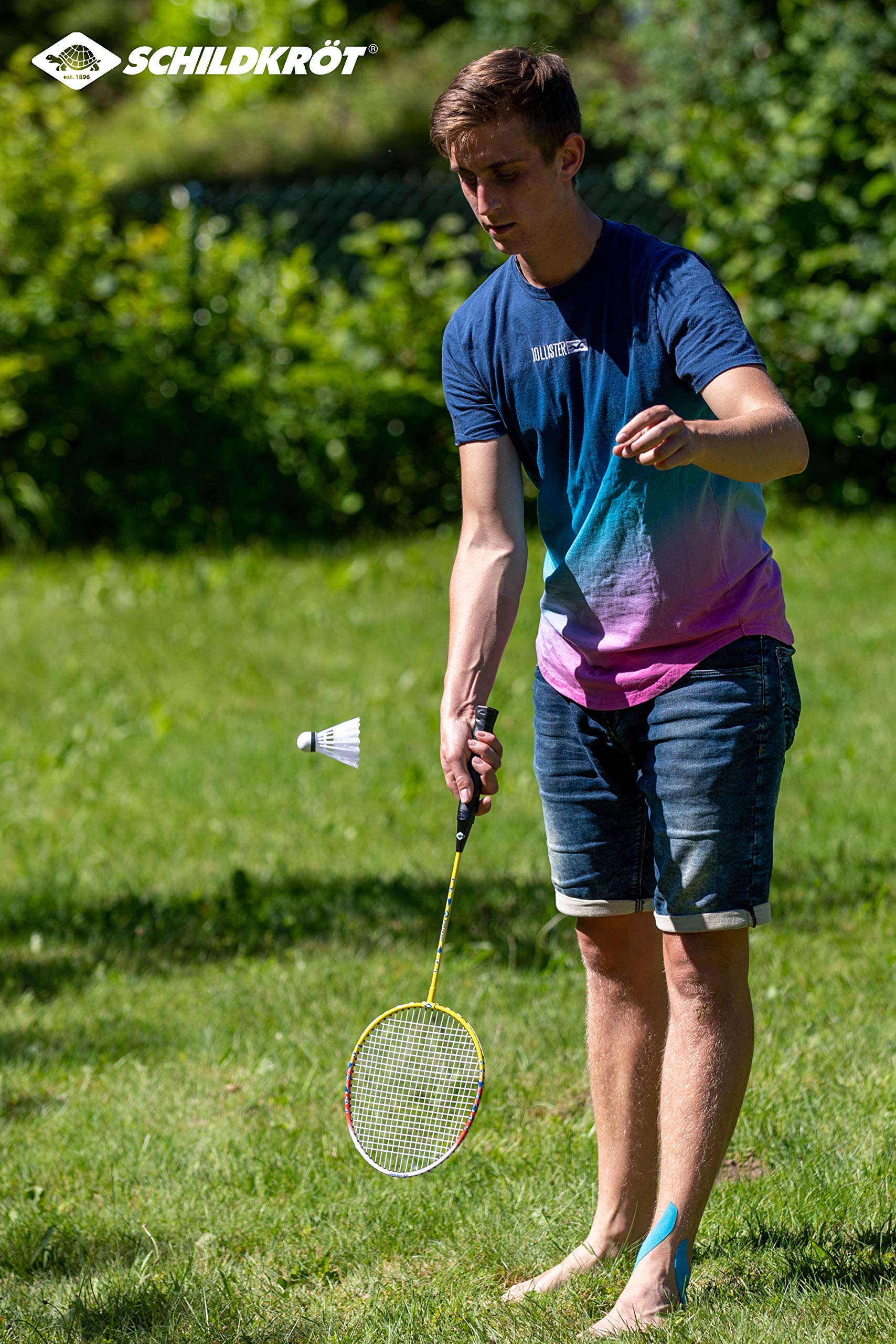 Schildkröt Outdoor Federball Set 2-Player Badmintonset Hülle