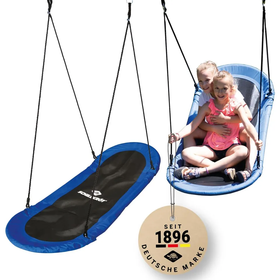 Schildkröt Outdoor Nestschaukel Oval 165x70cm Hängeschaukel 150kg