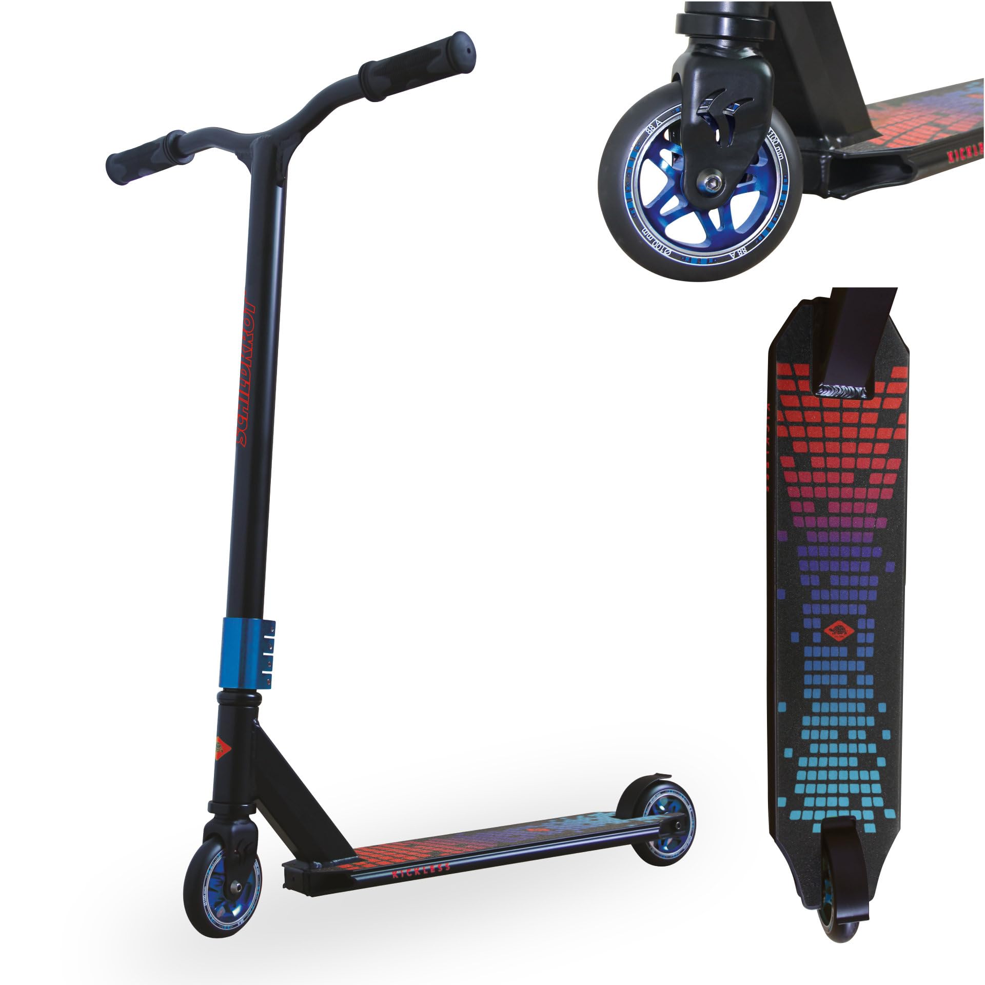 Schildkröt Kickless Stunt Scooter Piano HIC 100 mm