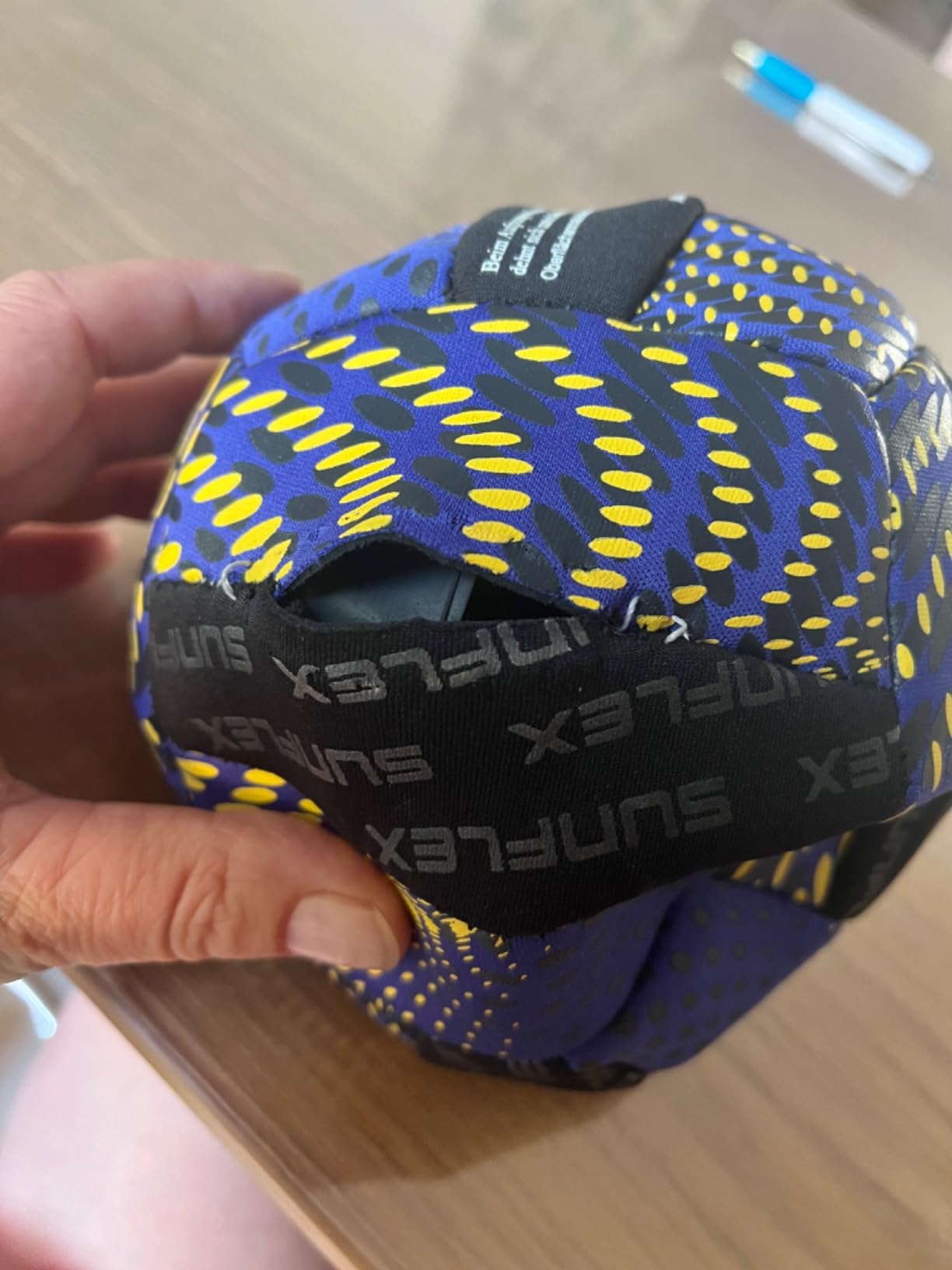 sunflex Color Pro Neopren Volleyball Gr.3 Blau Wasserball