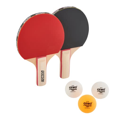 GEWO Player Midi Schlägerset 2 Schläger + 3 Bälle