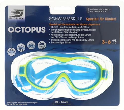 Sunflex Action Pro Octopus Schwimmbrille Kinder 3-6 Anti-Fog