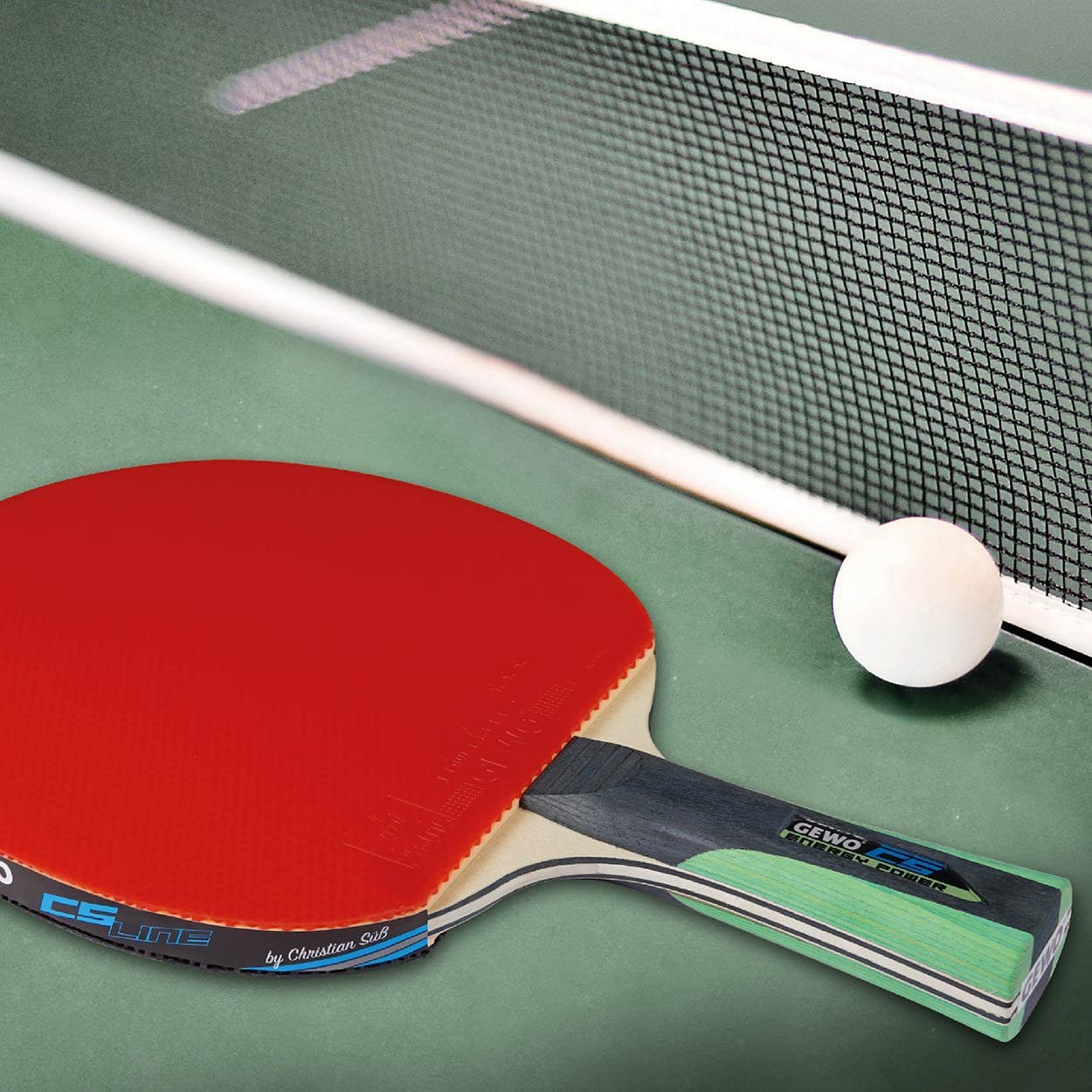 GEWO CS Energy Power Tischtennisschläger konkav 1,8 mm
