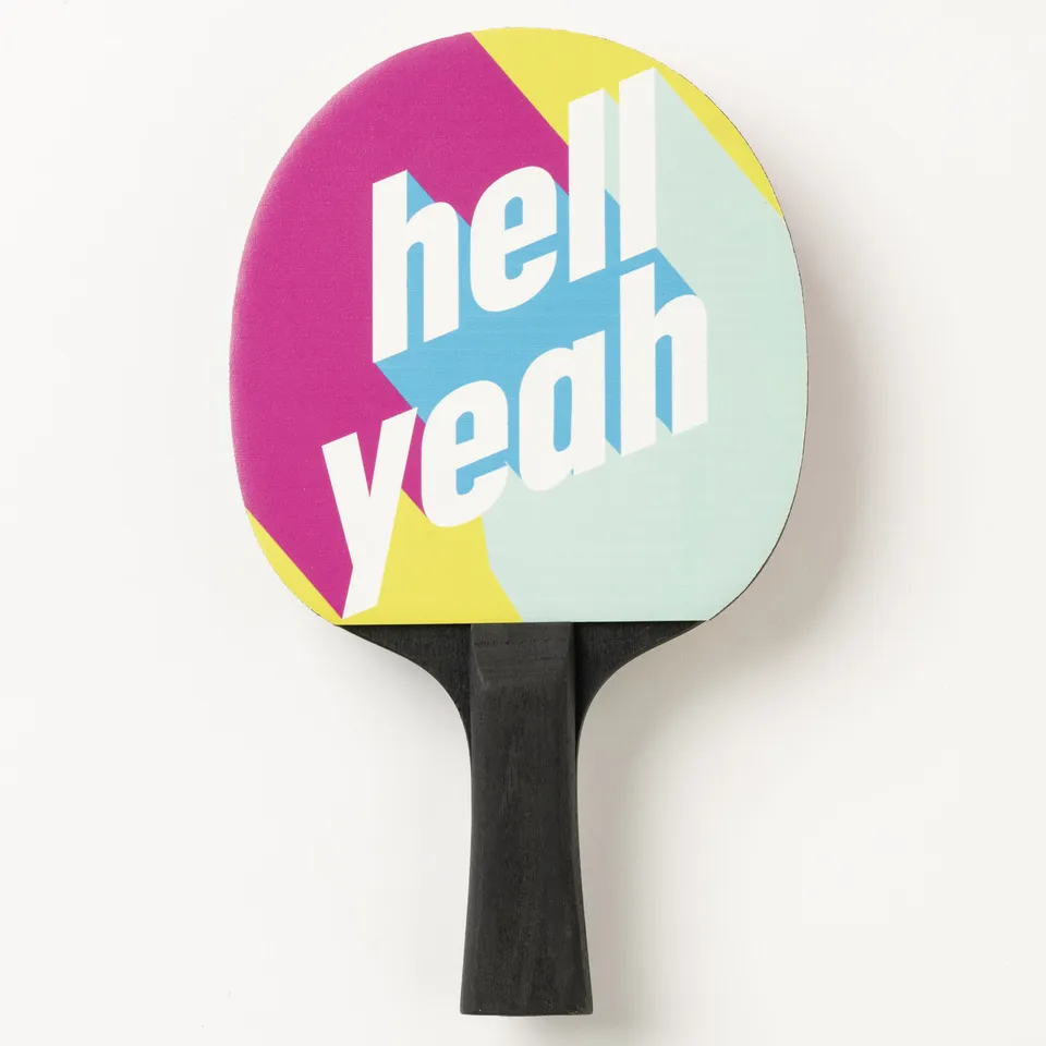Mr. Tischtennis Hell Yeah Fertigschläger bunt Freizeit
