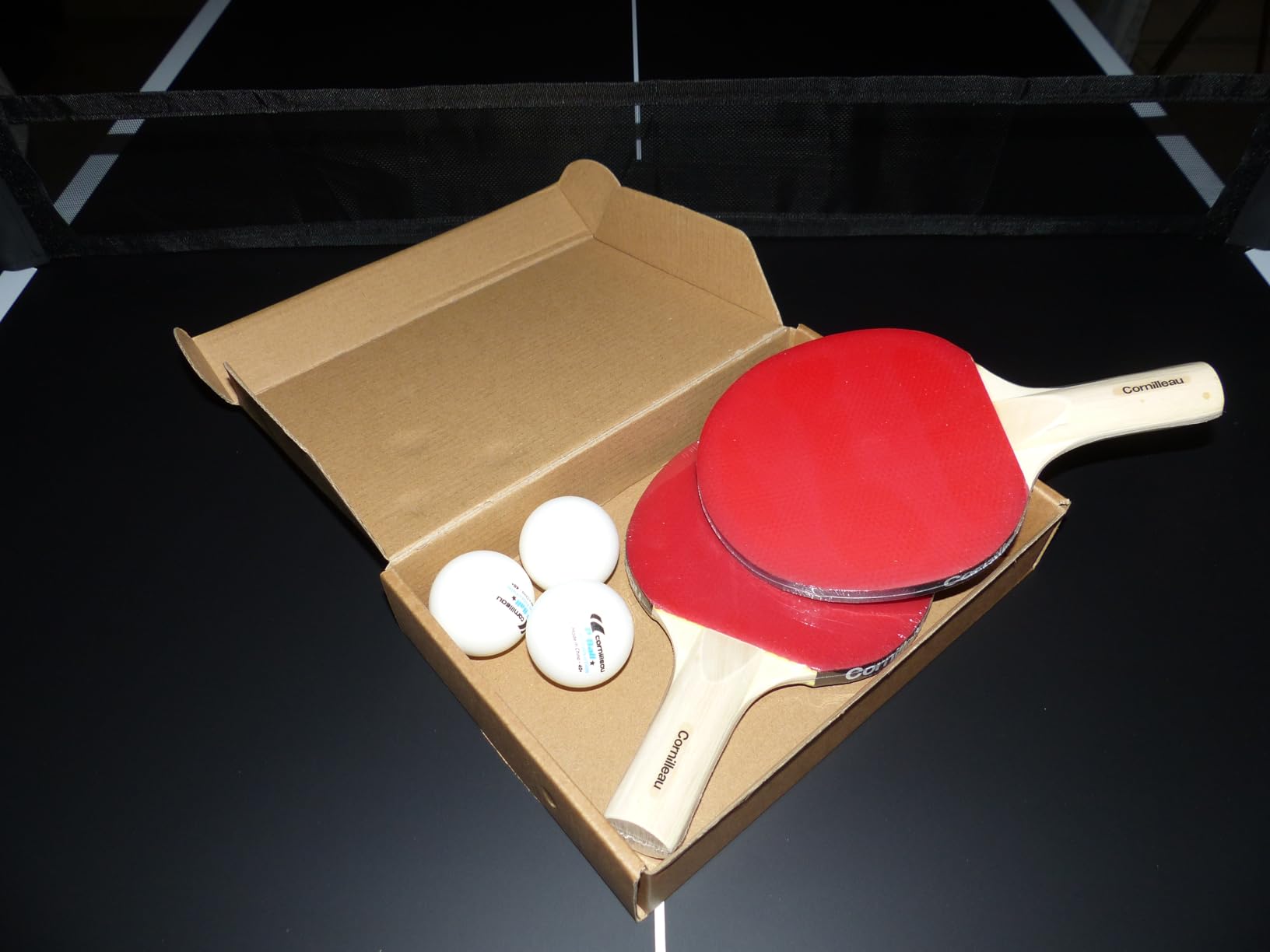 Cornilleau Mini Tischtennisplatte 125x75 Set mit Schlägern