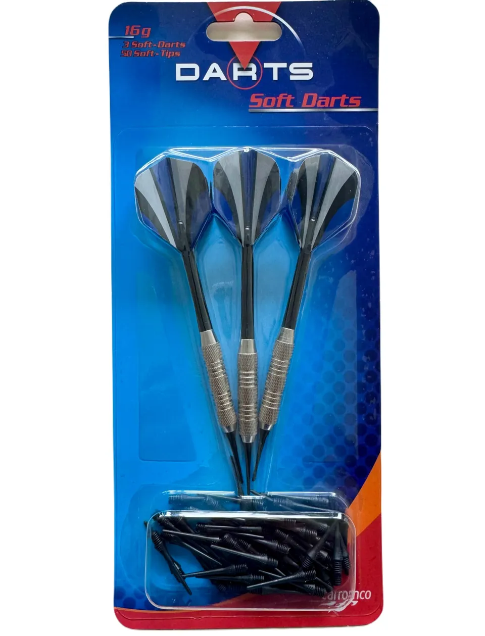 Carromco Darts Softdart Set L 3 Pfeile 16g + 50 Spitzen