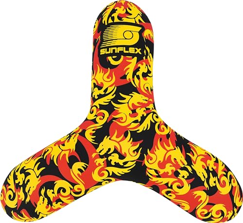 sunflex Flames Triangle Wurfscheibe Dragon Neopren weich
