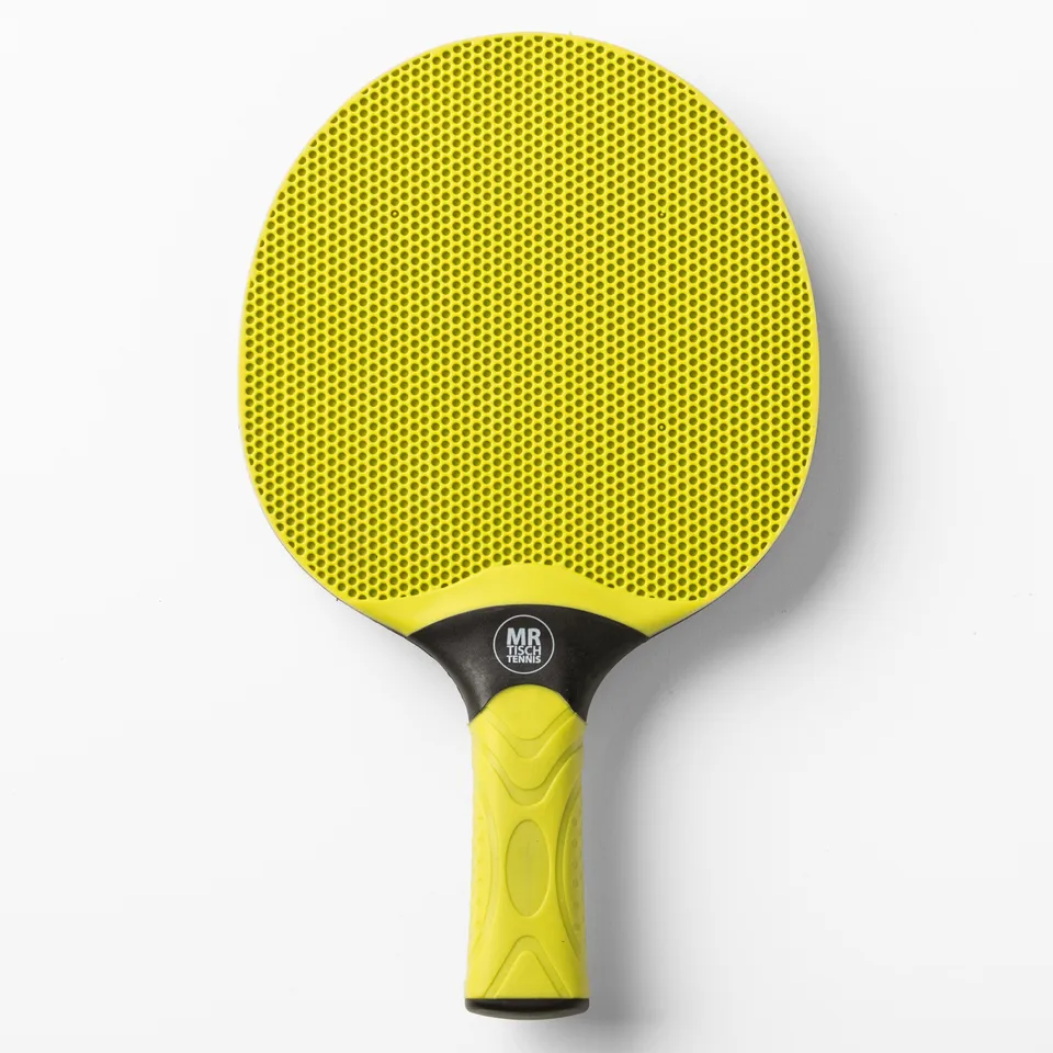 Mr. Tischtennis Outdoor Schläger gelb Limited Edition wetterfest