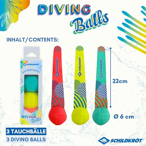 Schildkröt Outdoor Neopren Diving Balls 3 Tauchbälle Schweif