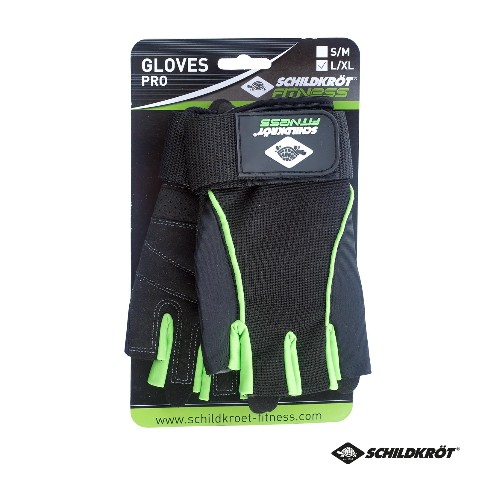 Schildkröt Fitness-Handschuhe Pro L-XL schwarz-grün
