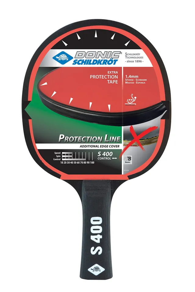 Schildkröt Protection S400 Tischtennisschläger konkav Kontrolle