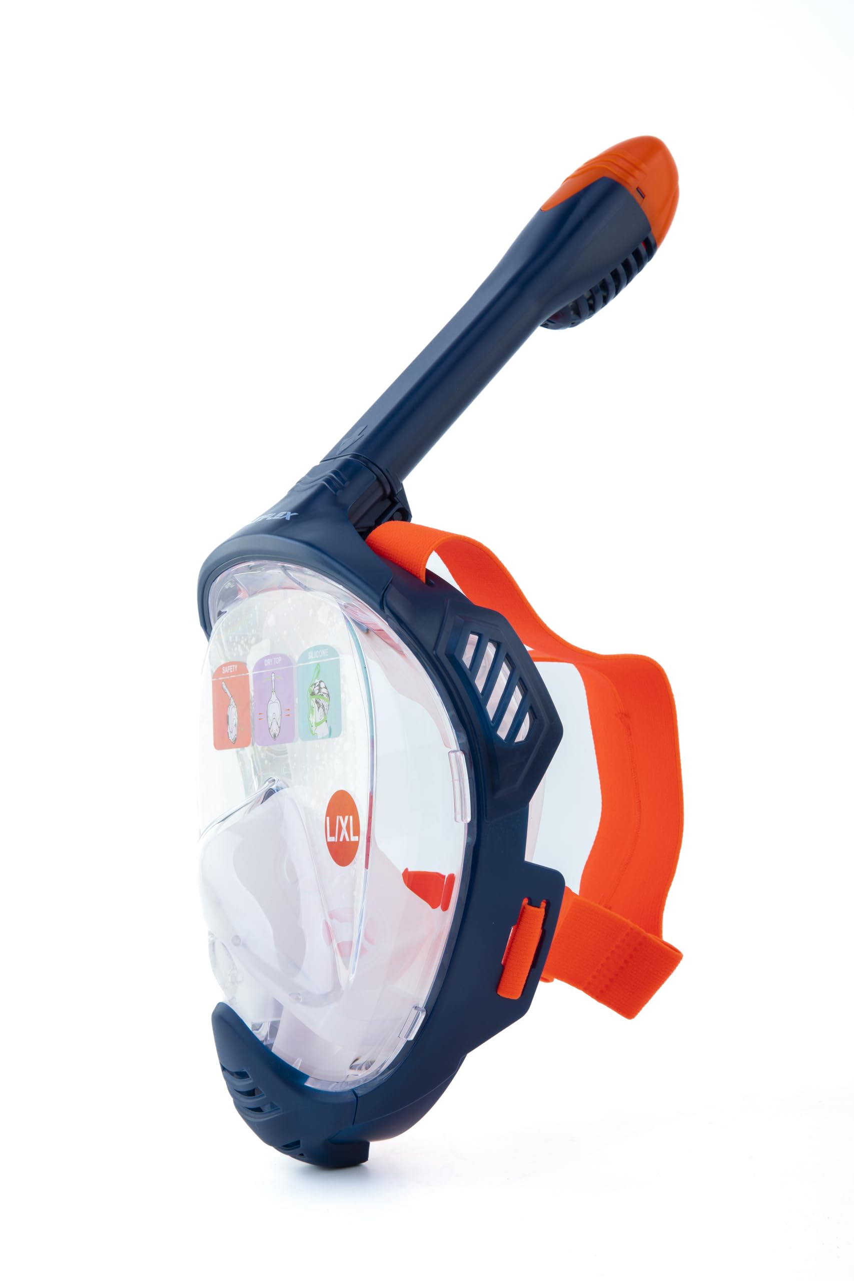 Sunflex Action Pro Kraken Schnorchelmaske L/XL Vollmaske