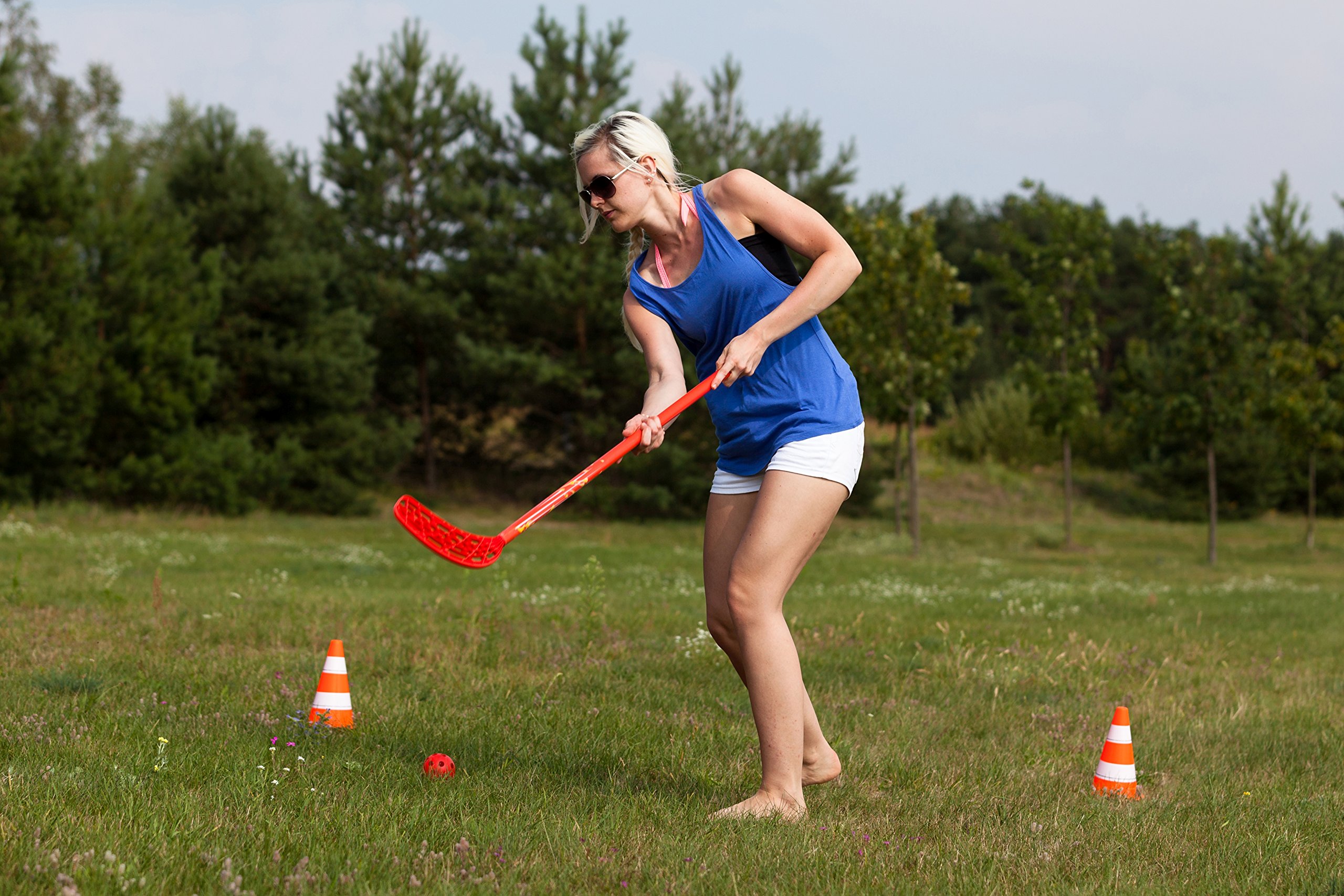 Schildkröt Outdoor Fun-Hockey Set 970135 2 Schläger Bälle
