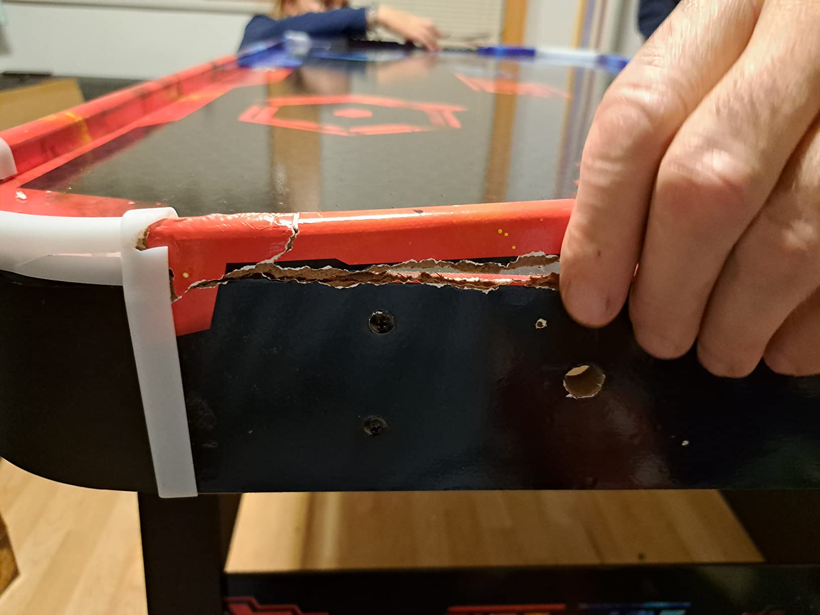 Carromco Aurora-XT Airhockeytisch 146cm LED mit Gebläse