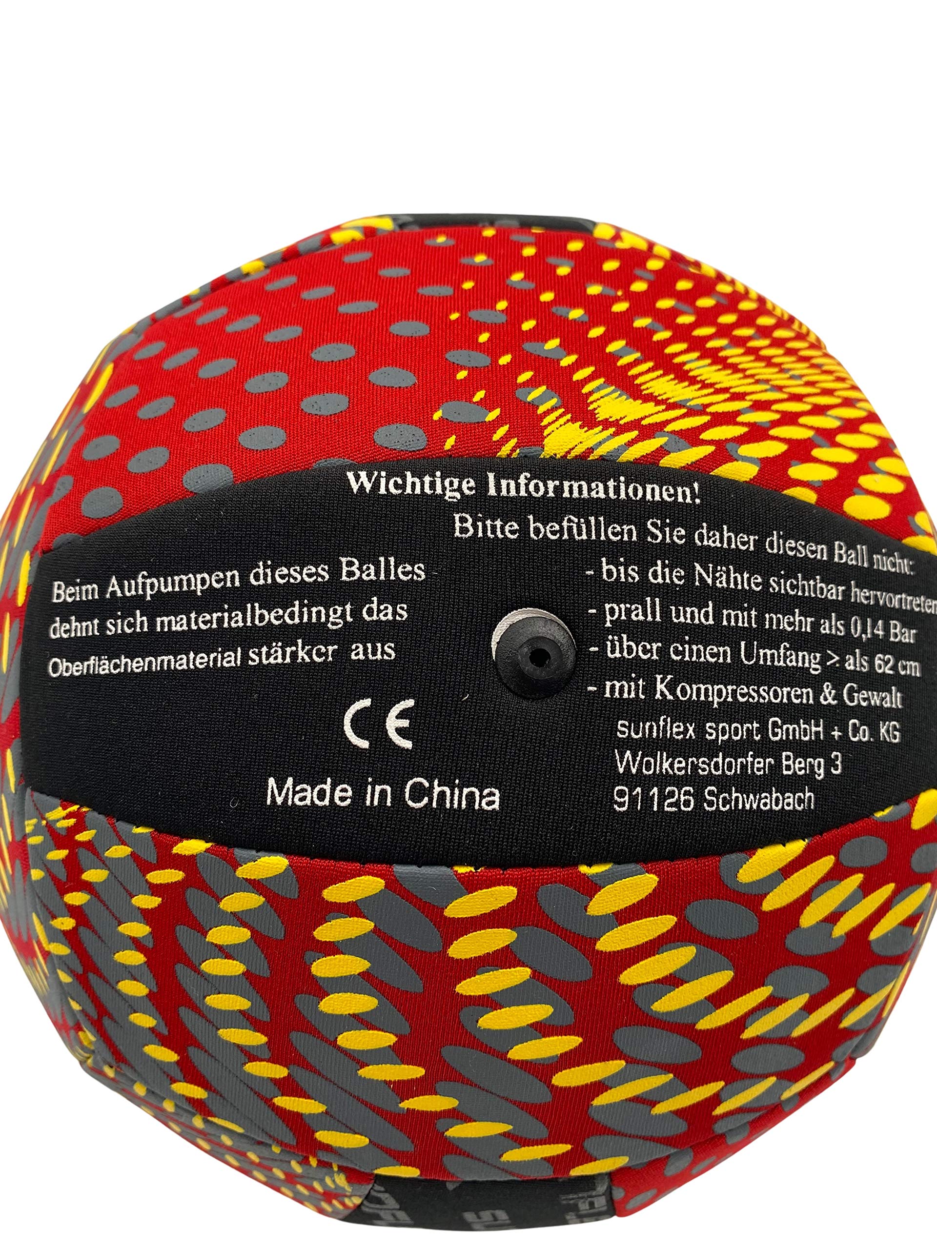 sunflex Color Pro Beachball Gr.5 Neopren Rot weich