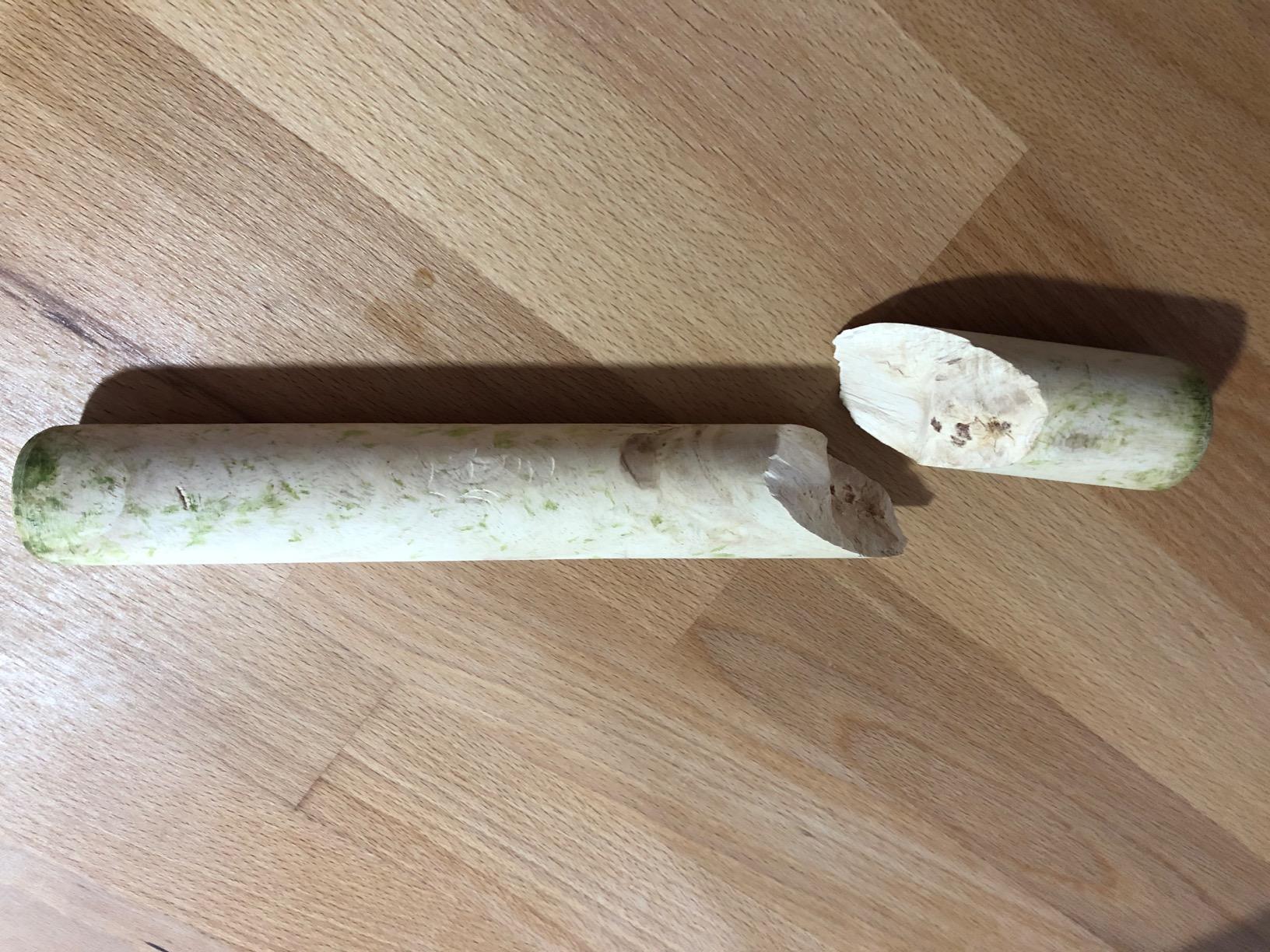 Carromco Kubb Wikingerschach Holzspiel mit Tasche