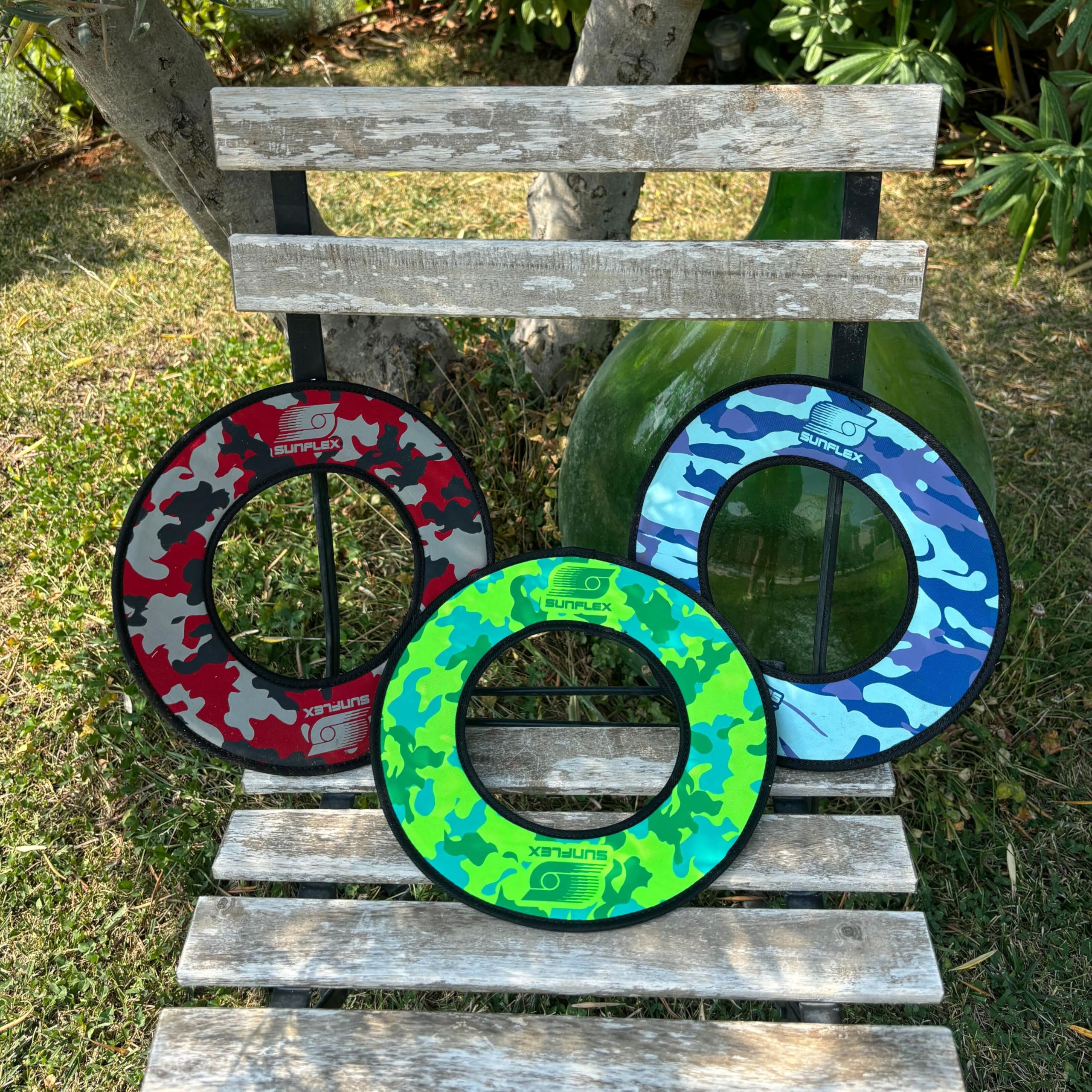 Sunflex Neoremix Titan Ring Camo Flugring Rot 20 cm faltbar
