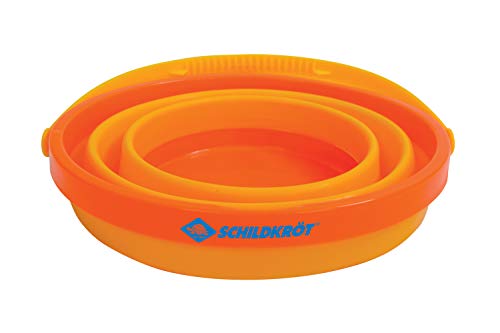 Schildkröt Outdoor Falteimer Gelb-Rot 2 Liter Ø20 cm