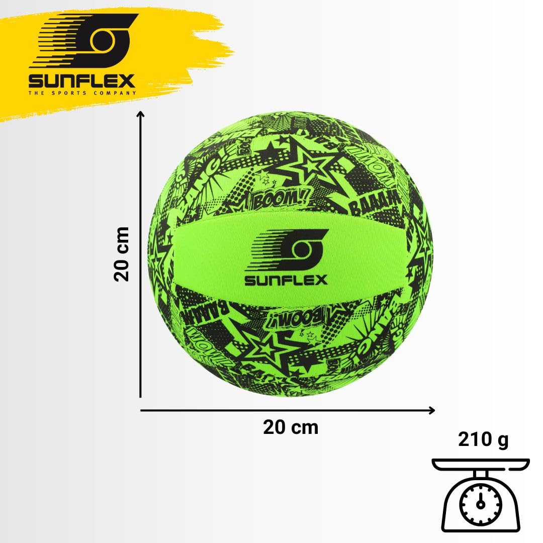 Sunflex Funky Beachball Größe 5 grün Neopren 20 cm