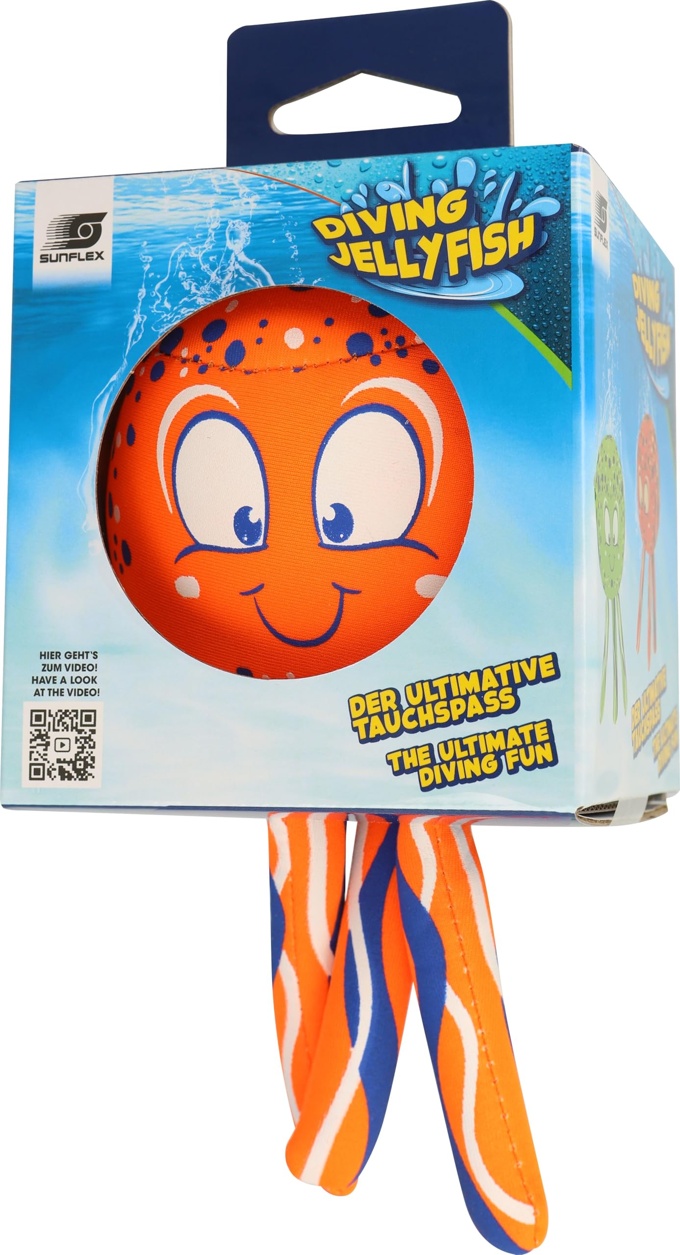 Sunflex Action Pro Diving Jellyfish Tauchspielzeug orange Neopren
