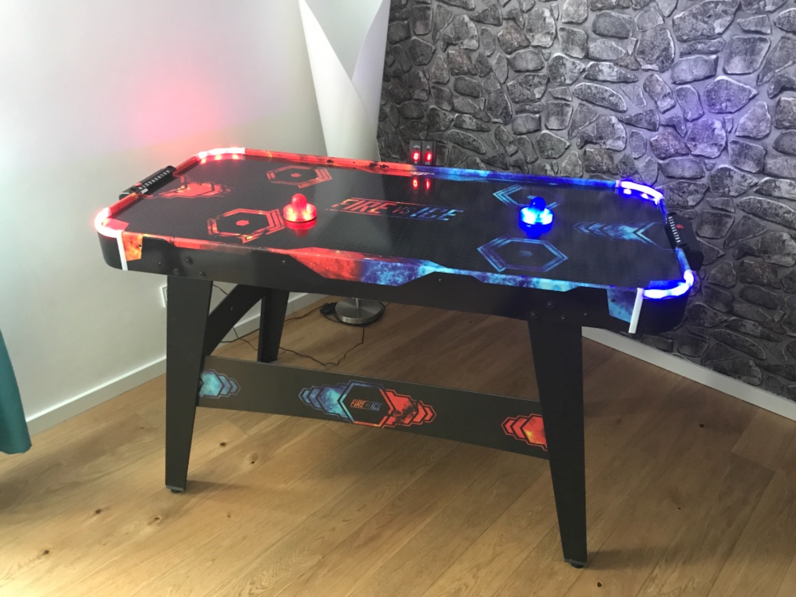 Carromco Aurora-XT Airhockeytisch 146cm LED mit Gebläse