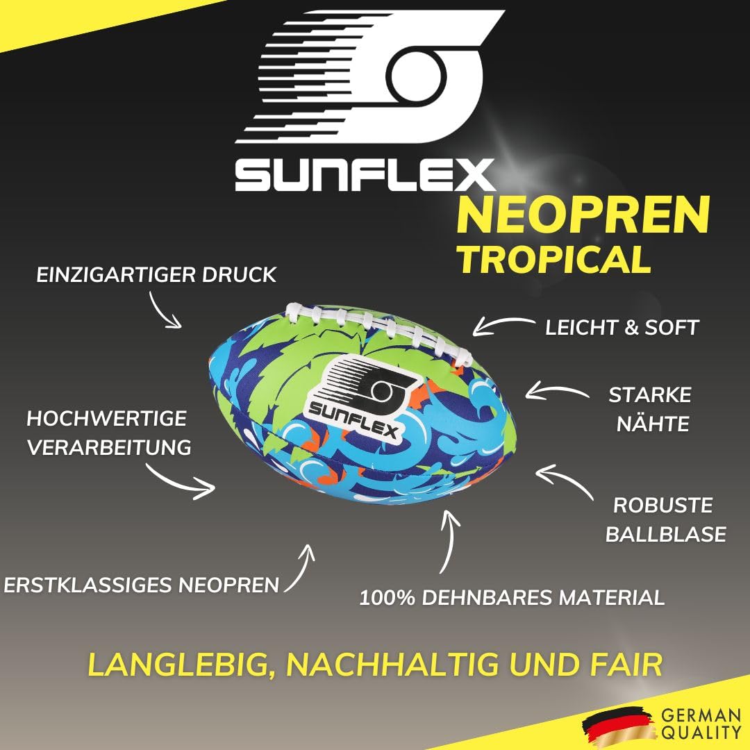 Sunflex Action Pro American Football Neopren Tropical Wave