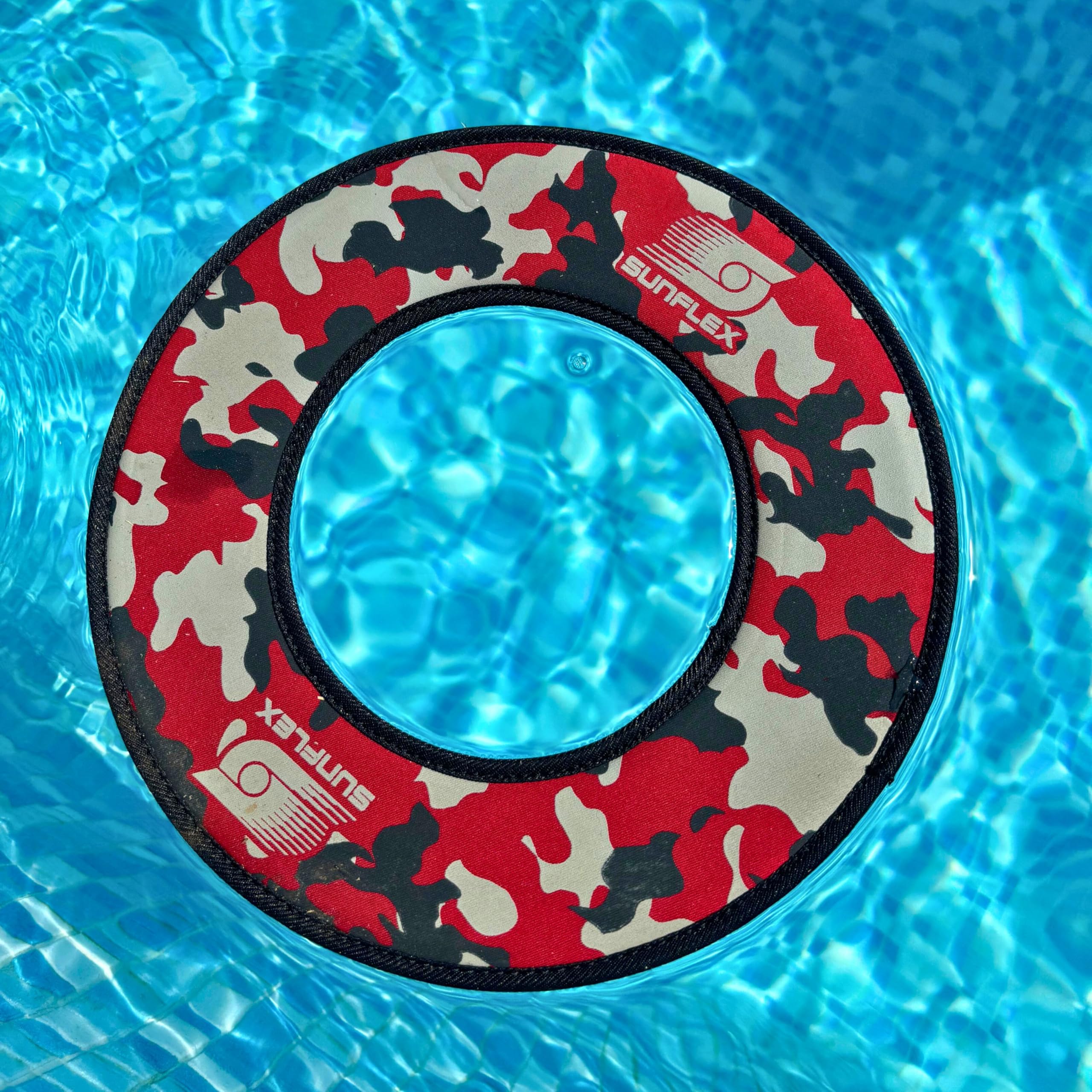 Sunflex Neoremix Titan Ring Camo Flugring Rot 20 cm faltbar