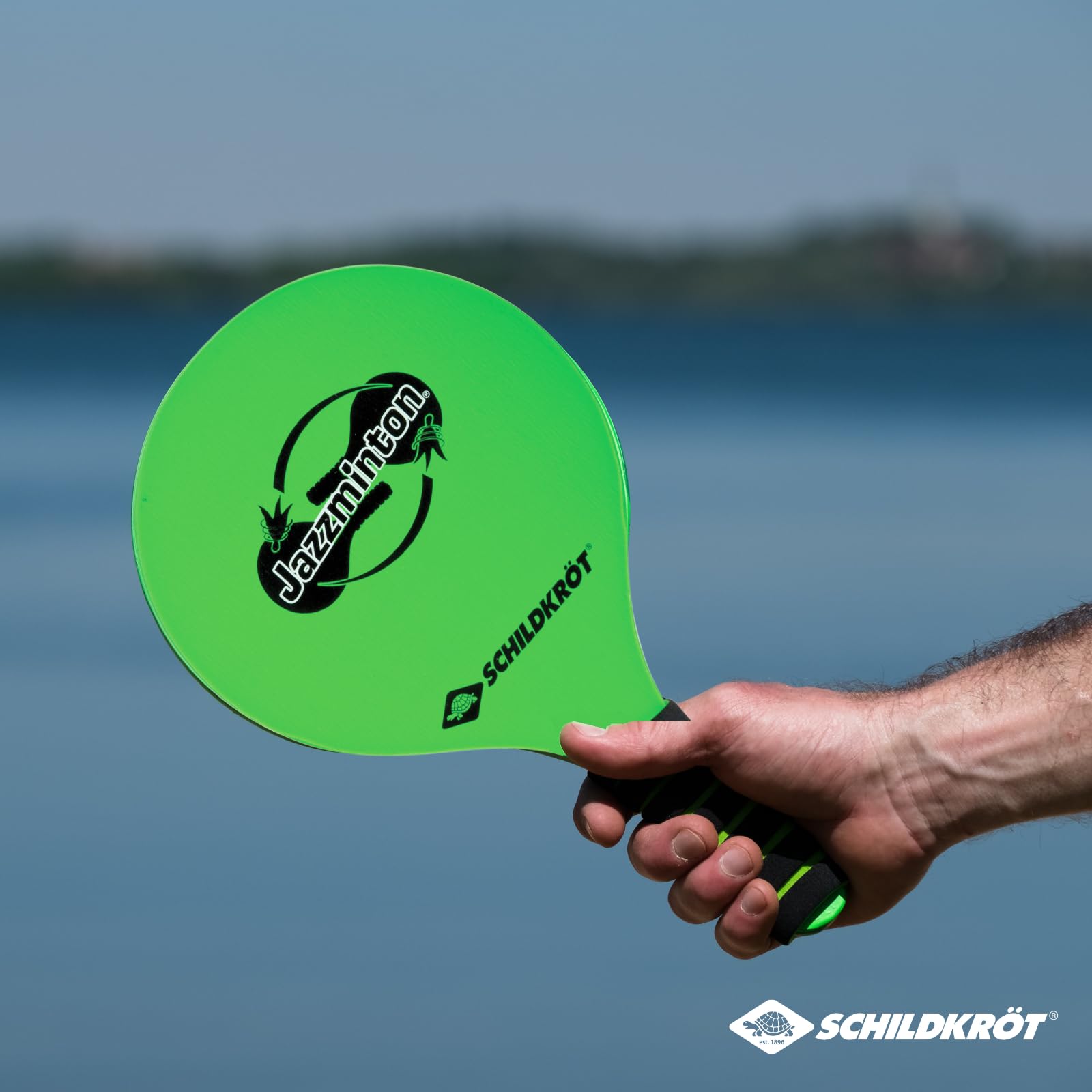 Schildkröt Outdoor Jazzminton Set Paddles + 3 Birdies LED