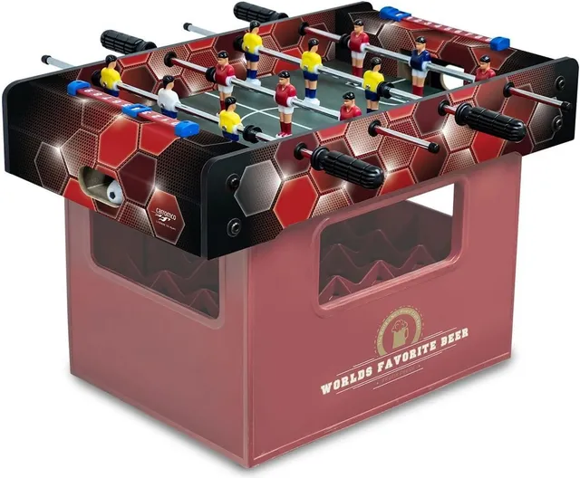 Carromco Bierkistenkicker Mini Tischfussball 2 Bälle