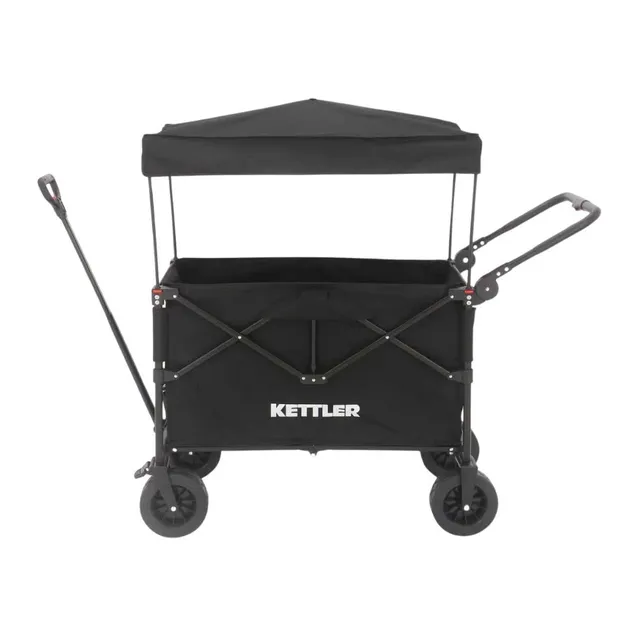 KETTLER Easy Bollerwagen faltbar Schwarz 100 kg
