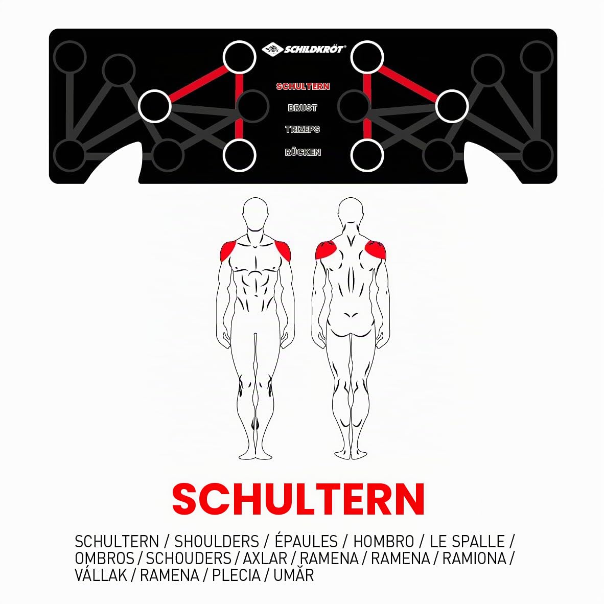 Schildkröt Outdoor Push-Up Multitrainer Liegestützboard