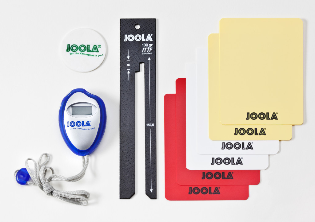 Joola Schieri-Set Schiedsrichterset mit Stoppuhr