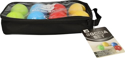 Sunflex Color Comp Boccia Set 8+1 mit Tasche 9 cm