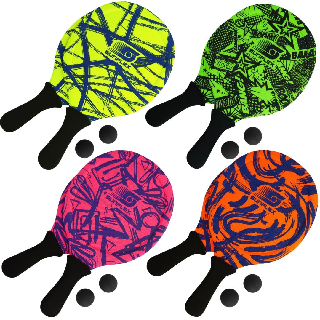 Sunflex Funky Beachball-Set Schiggerset Grün mit 2 Bällen wasserfest