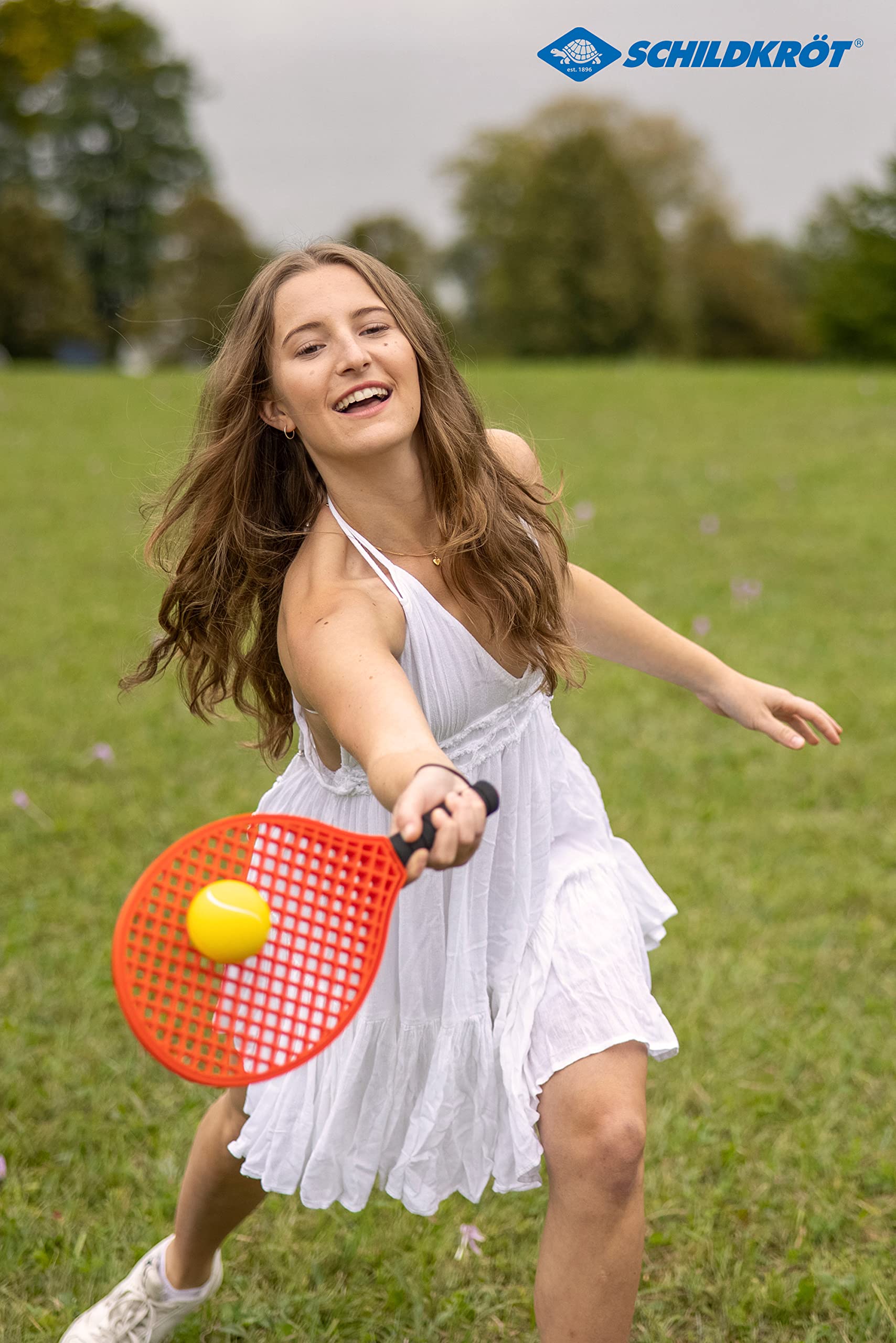 Schildkröt Outdoor Beachtennis Set Schläger Softbälle Netz