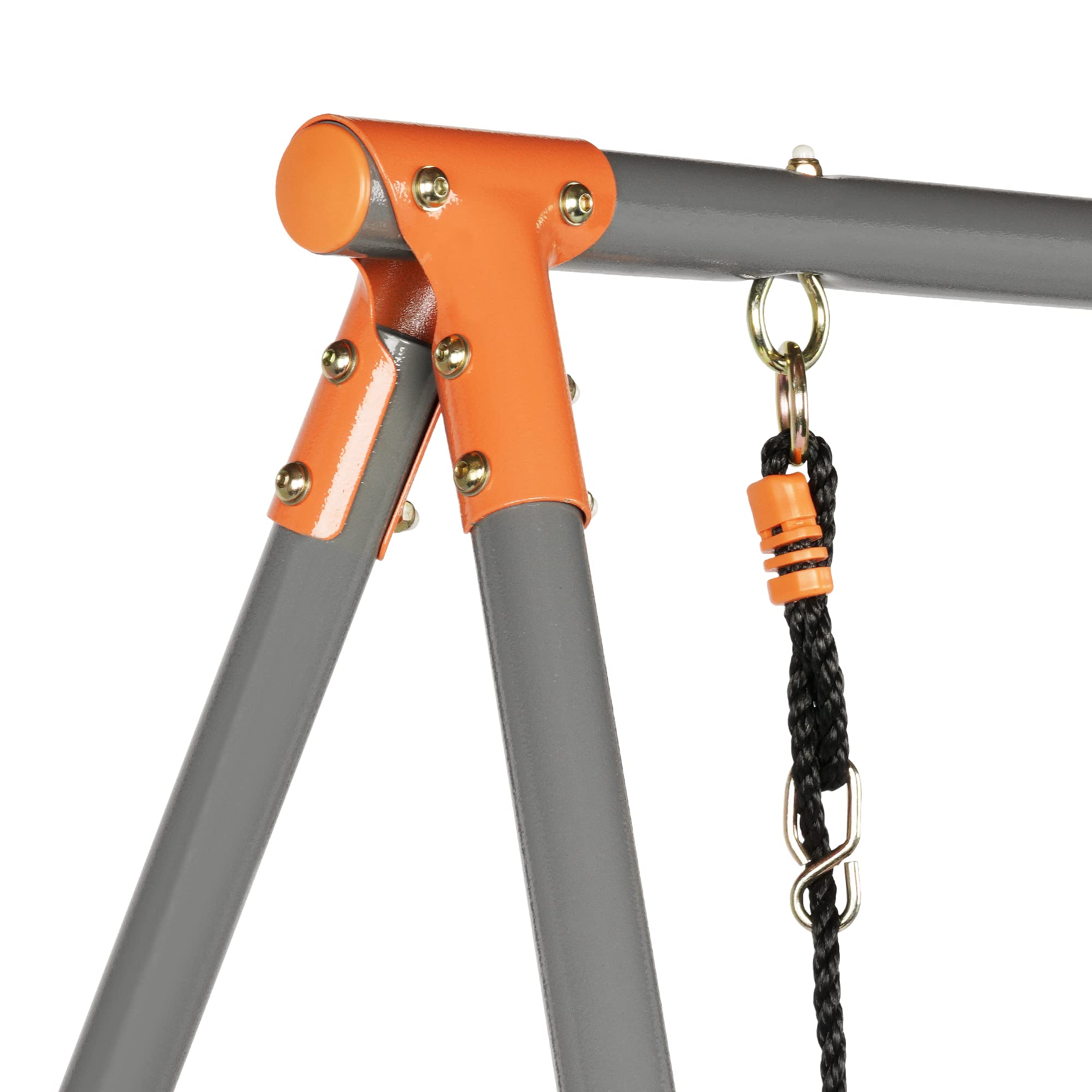 Kettler Single Einzelschaukel Metall grau orange 50 kg