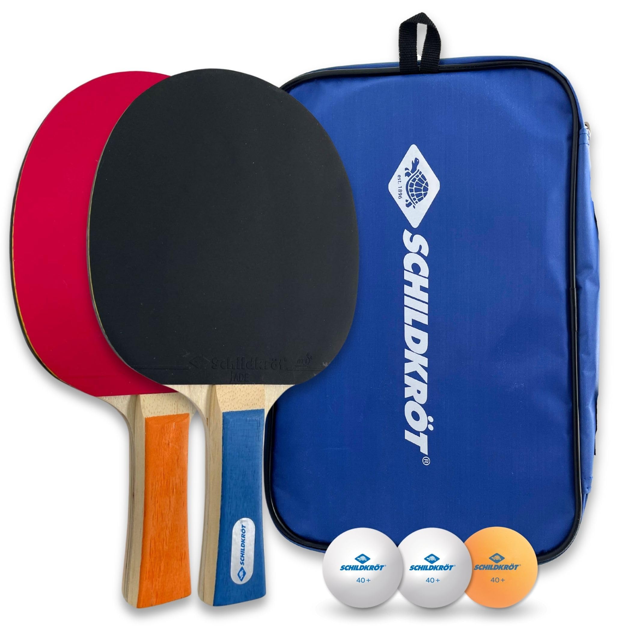 Donic-Schildkröt Hobby Tischtennis-Set 2 Schläger + 3 Bälle
