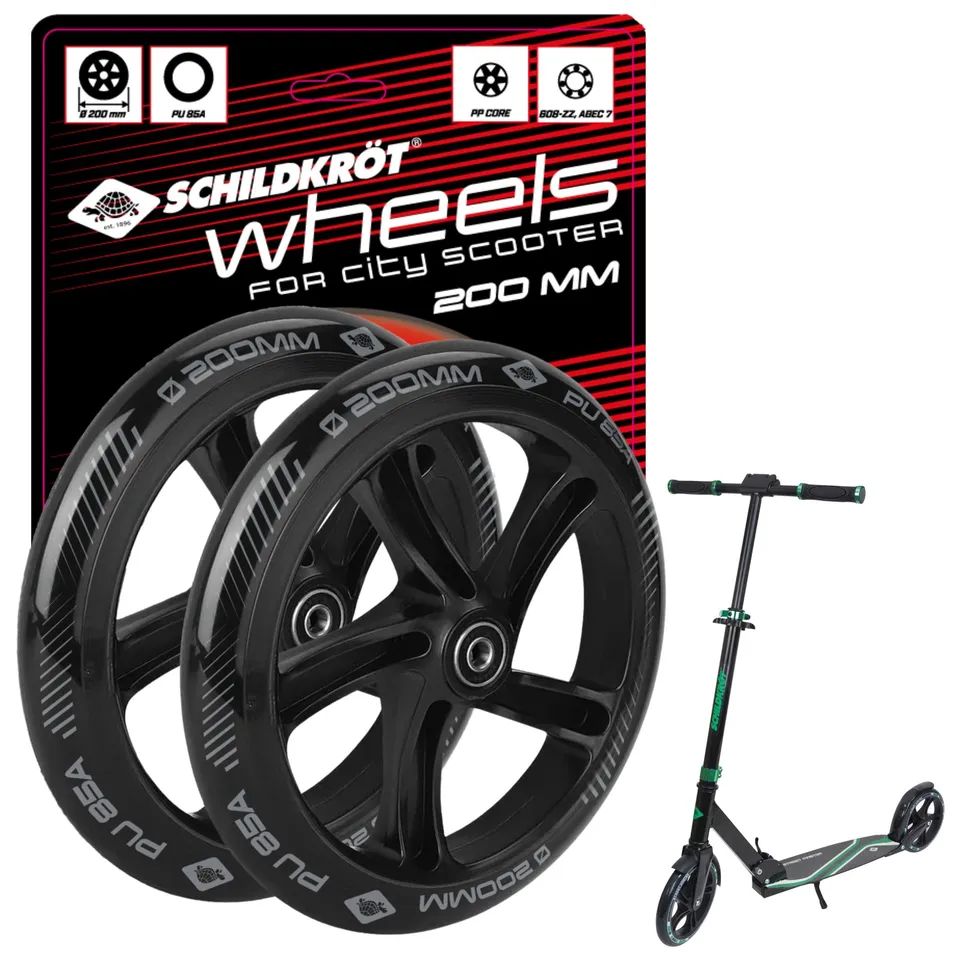 Schildkröt City Scooter Ersatzrollen 200mm 2er-Set