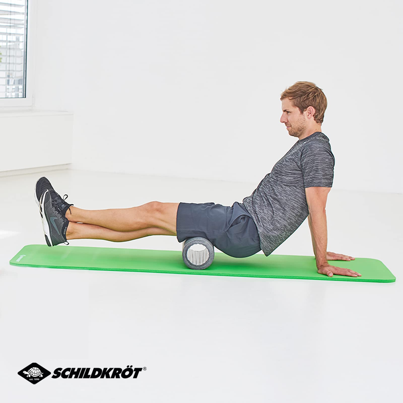 Schildkröt Outdoor Fitnessmatte 15 mm grün 183 cm