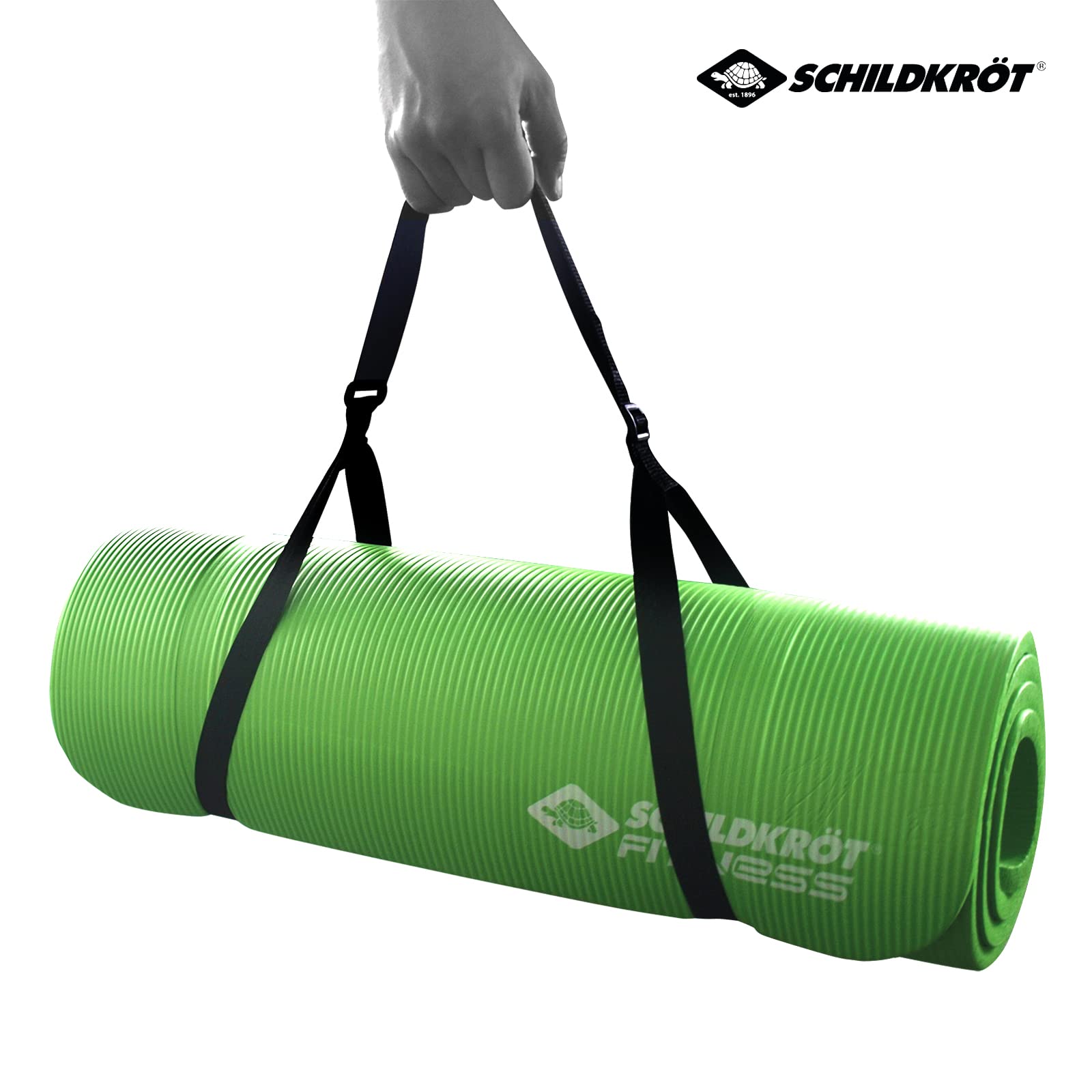 Schildkröt Outdoor Fitnessmatte 15 mm grün 183 cm