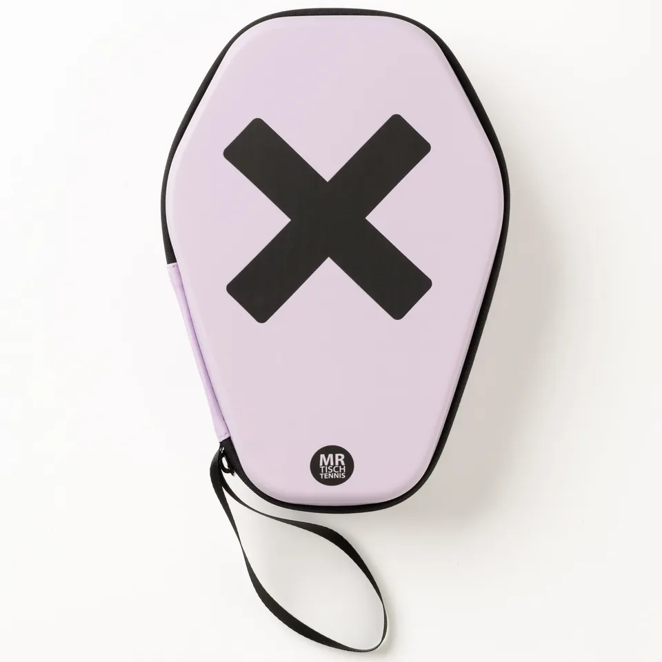 Mr. Tischtennis Design Case OX Schlägerhülle rosa Hardcase