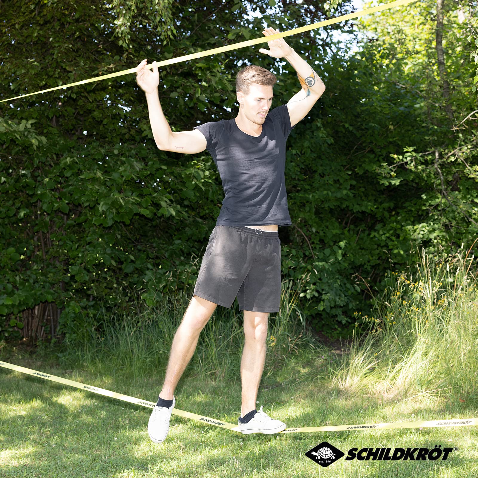 Schildkröt Outdoor Slackline 15 m Komplettset 150 kg