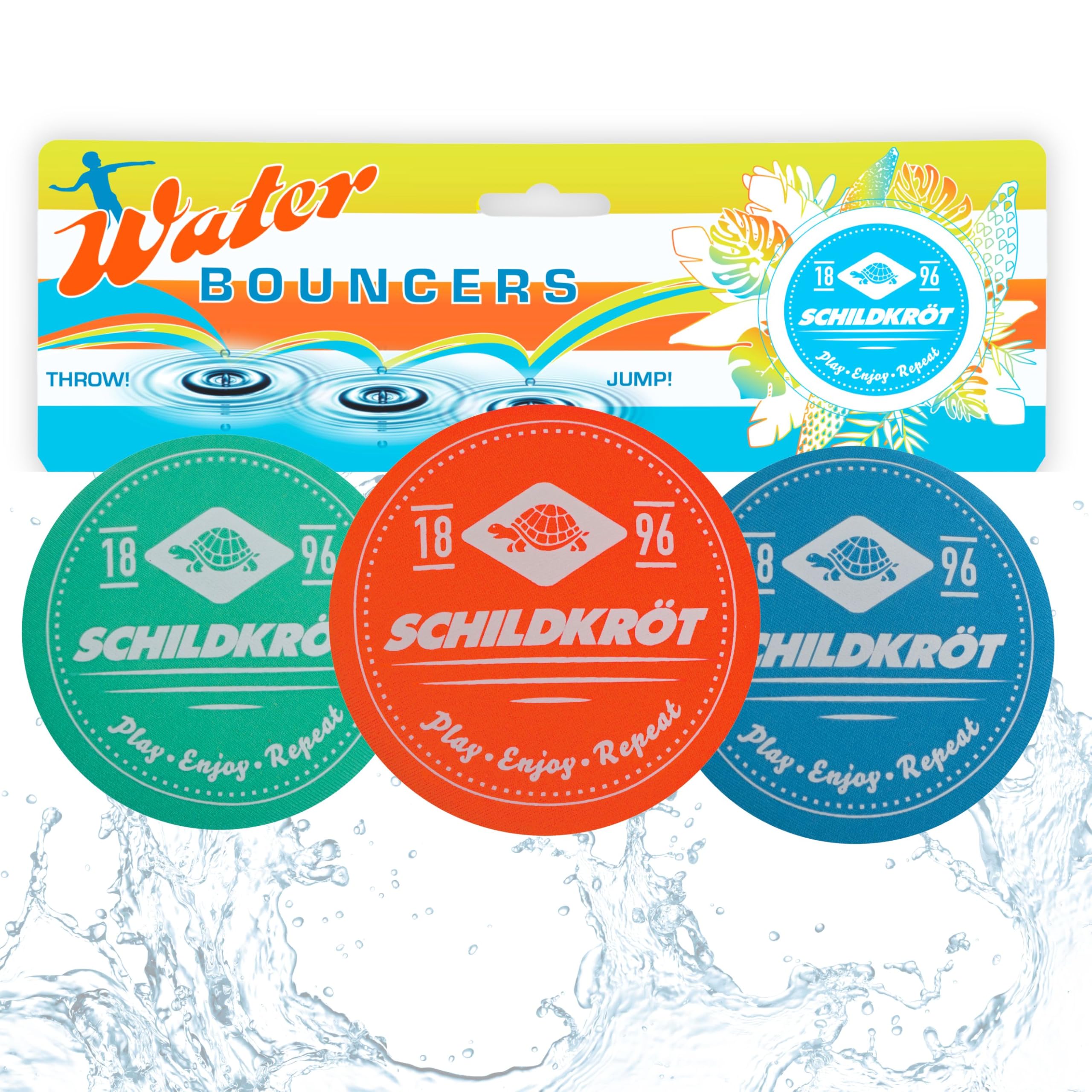 Schildkröt Outdoor Water Bouncers Neon 3er Neopren