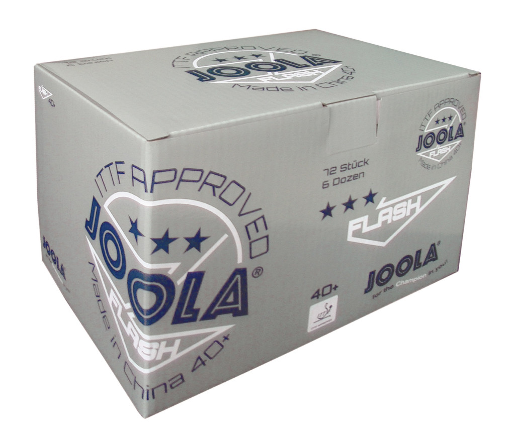 Joola Flash 40+ Tischtennisball nahtlos 72er Wettkampf