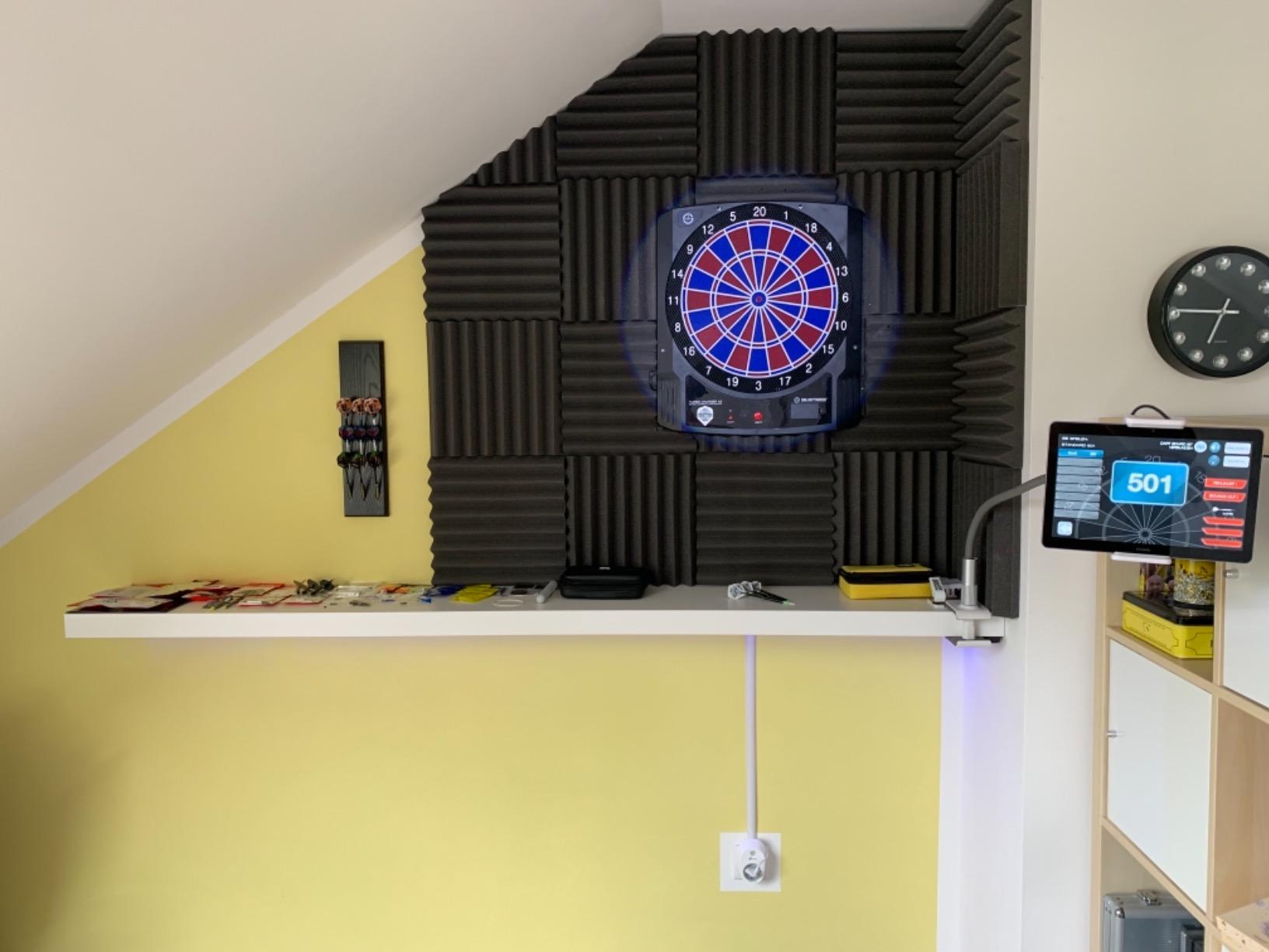 Carromco Turbo Charger 4.0 E-Dartboard App 2-Loch Bluetooth