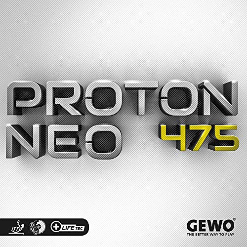 GEWO Proton Neo 475 Tischtennisbelag 2,2mm spinfreudig