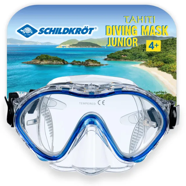 Schildkröt Tahiti Junior Tauchmaske Silikon Blau ab 4 Jahren