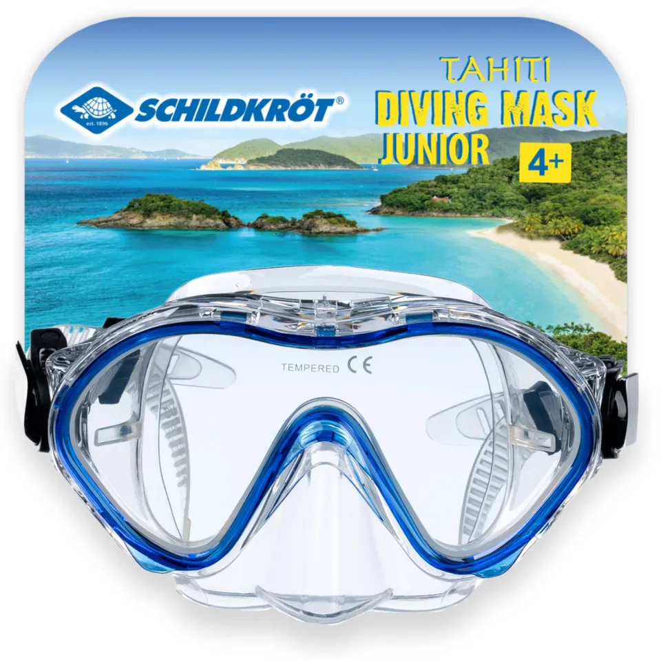 Schildkröt Tahiti Junior Tauchmaske Silikon Blau ab 4 Jahren